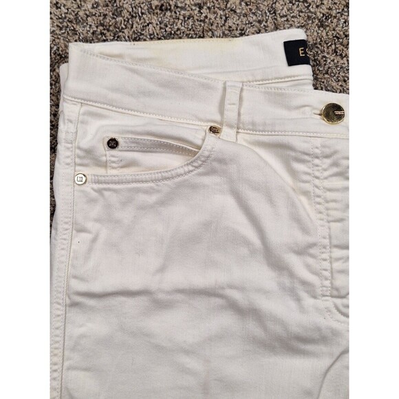 Escada Jeans Ivory Gold Size 42 - Picture 5 of 11
